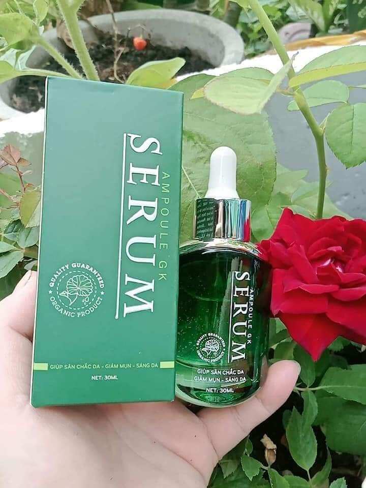 Tinh chất serum rau má gk 30 ml dưỡng trắng da căng bóng