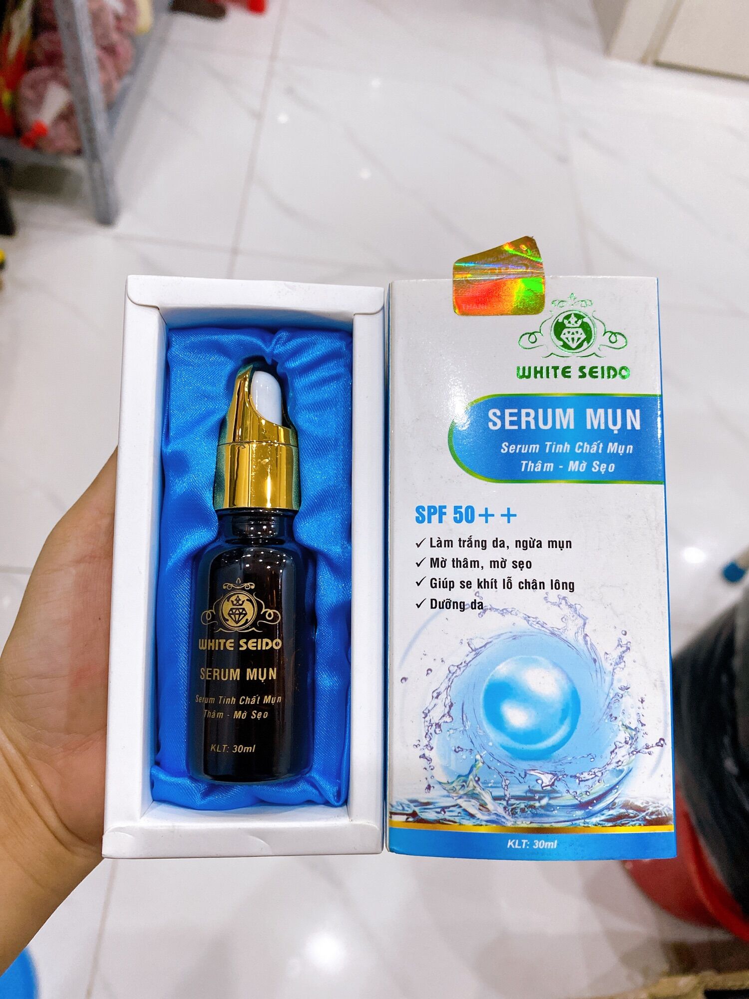 Serum white seido giảm mụn ,mờ sẹo thâm ,30ml