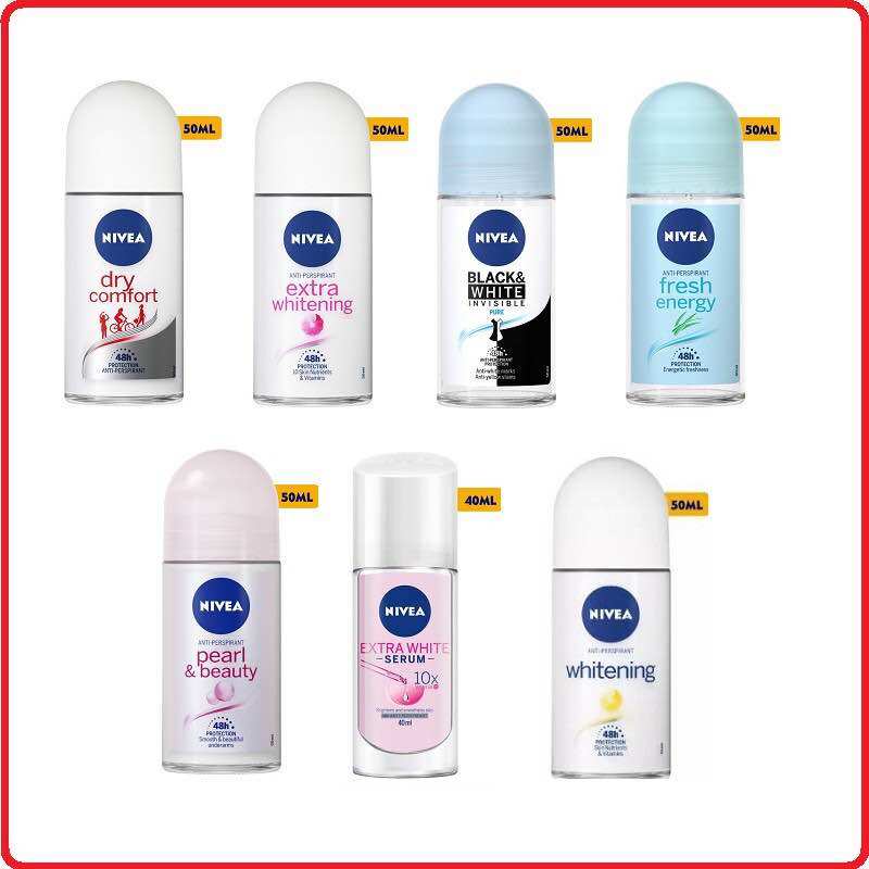 Lăn Ngăn Mùi NIVEA Dành Cho Nữ Chai (50ml)