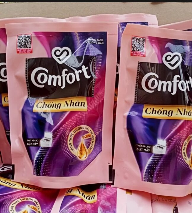 Combo 5 bịch nước xả vải comfort chống nhăn 120ml = 600ml///