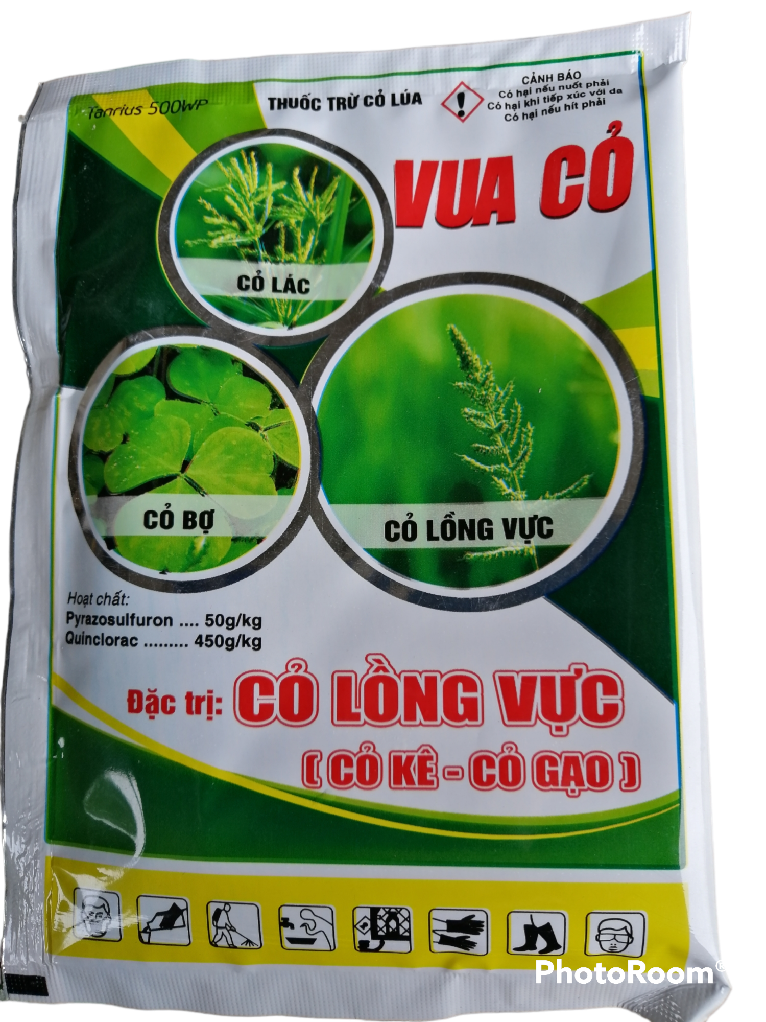 Thuốc trừ cỏ lúa cấy, lúa sạ từ 7 đến 25 ngày sau cấy, sau sạ trừ cỏ lồng vực, cỏ bợ, rau mác, cỏ kê, cỏ gạo, gói 21,5gr