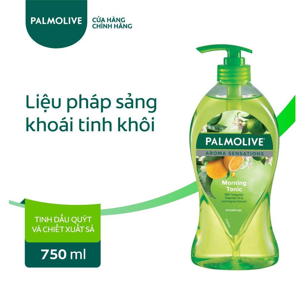 1 Sữa tắm Palmolive Aroma Tinh Dầu Quýt & Sả liệu pháp thư giãn 750ml
