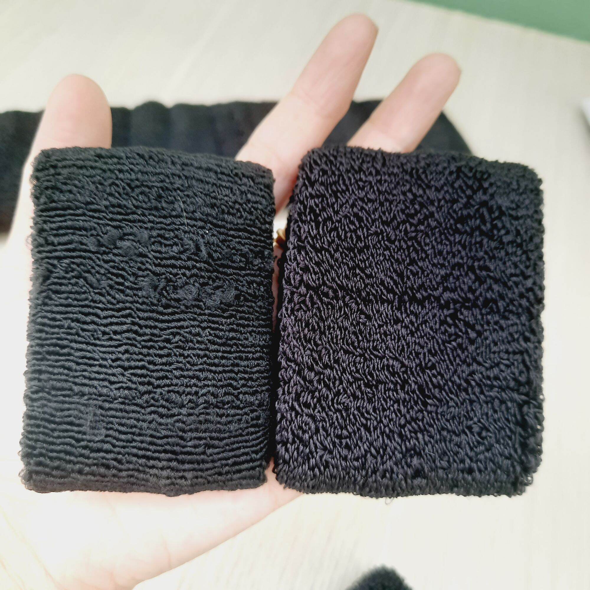 Túi 3 Len cột tóc màu đen (4-4.5cm)