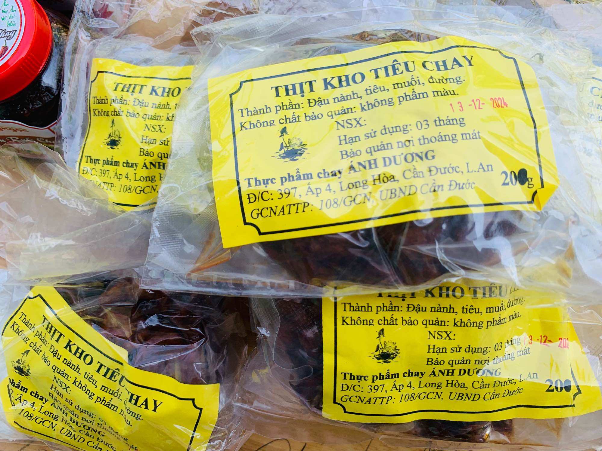 Thịt kho tiêu chay đặc biệt combo 5 gói 1kg