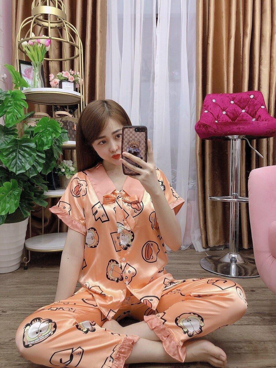 Đồ bộ lụa satin cao cấp ML02