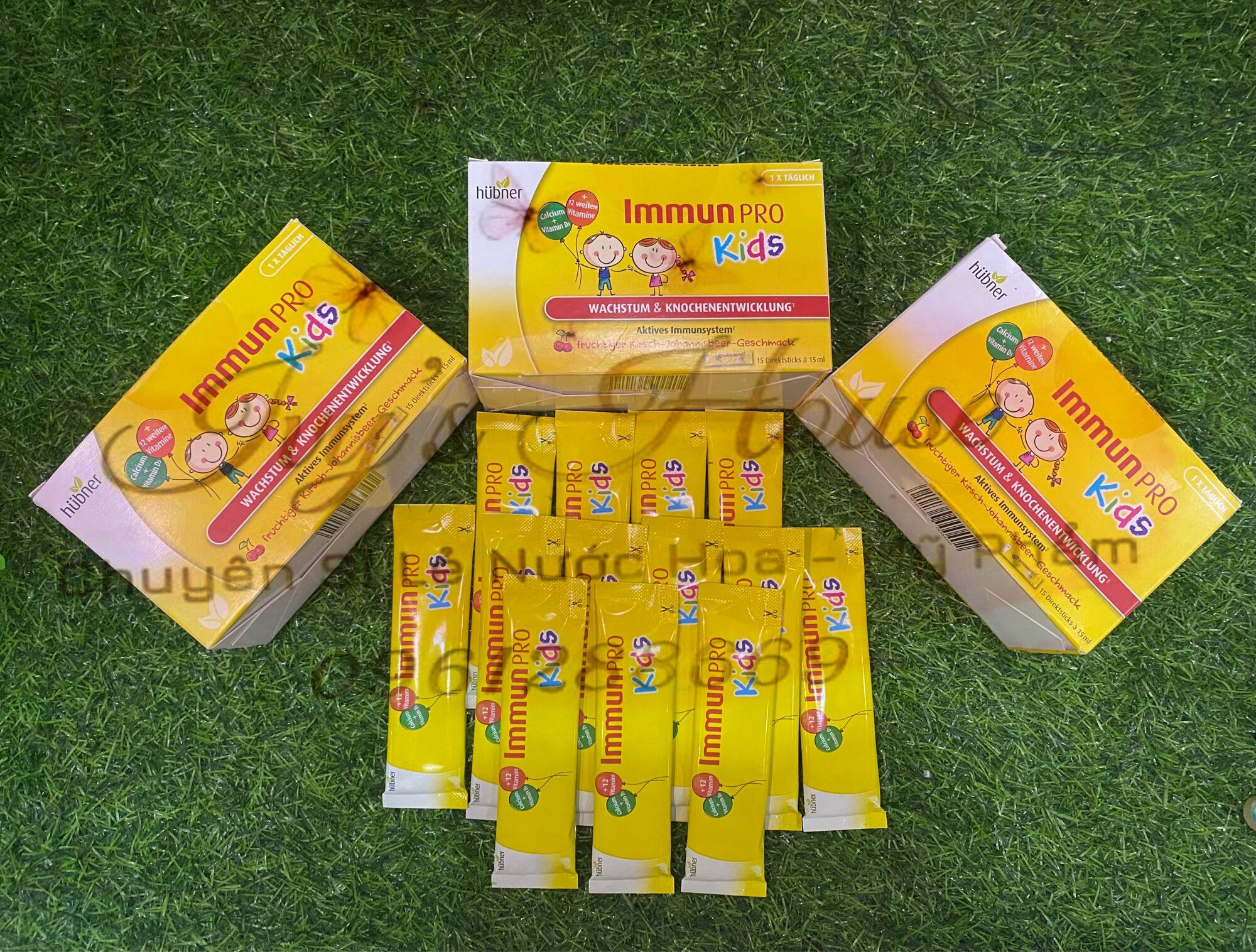 Immun Pro Kids Vitamin tổng hợp Thúc Đẩy Chiều Cao & Hệ Miễn Dịch, 15 gói x 15 ML
