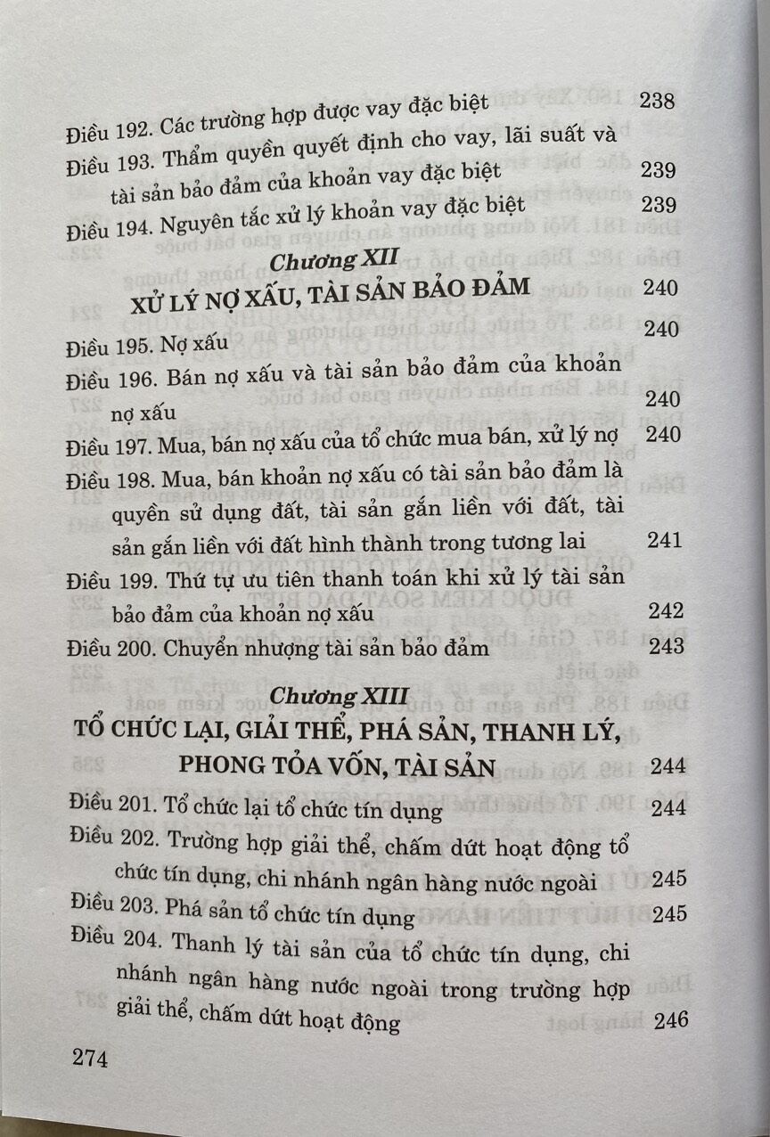 Luật Các Tổ Chức Tín Dụng