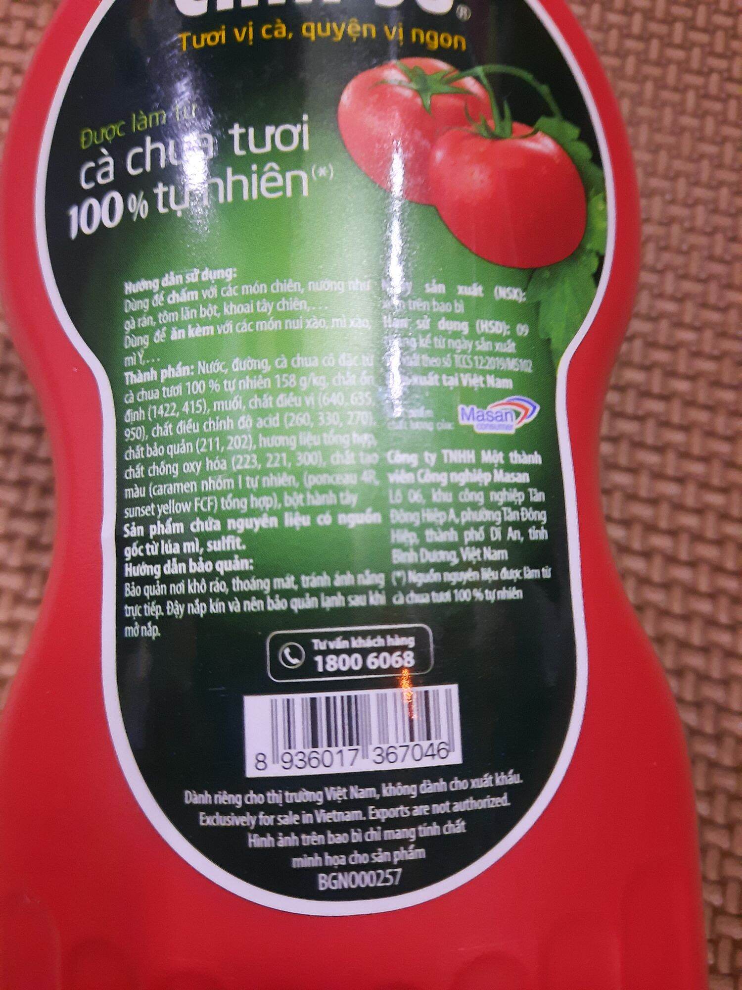 Tương cà Chinsu 250g