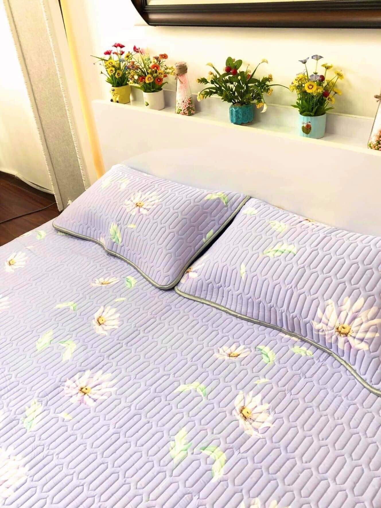 CHIẾU ĐIỀU HOÀ CAO CẤP LACELL - 100% TỰ NHIÊN (M16/TÍM HOA CÚC)
