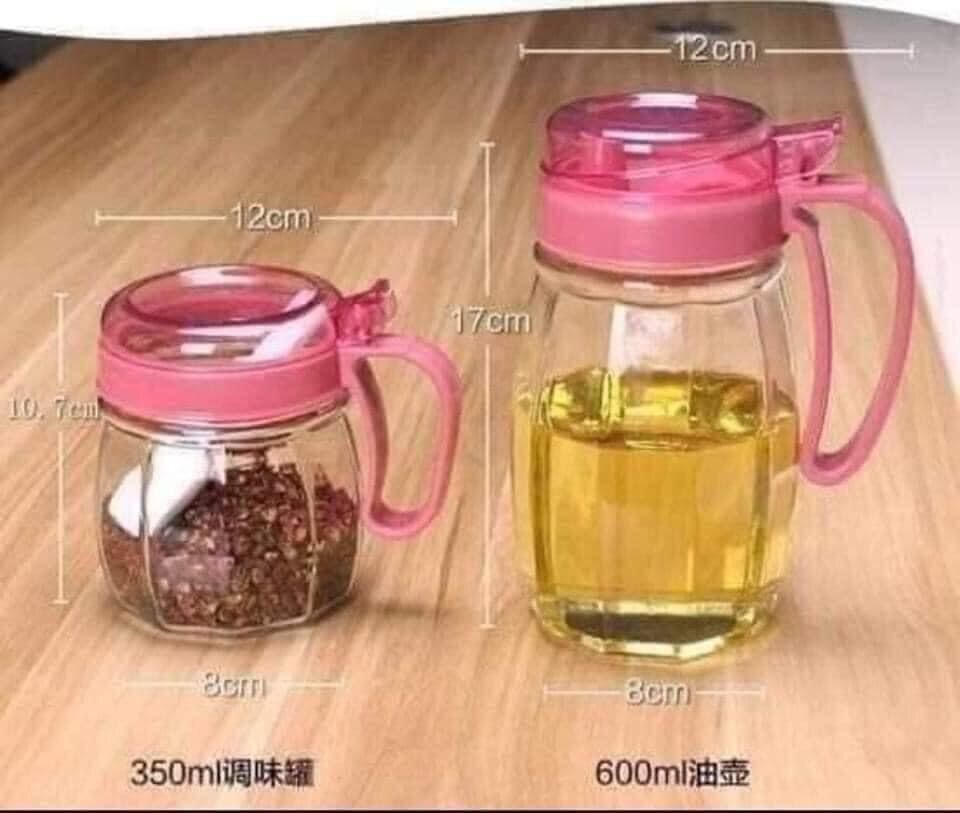 Bộ hủ 5 món đựng gia vị