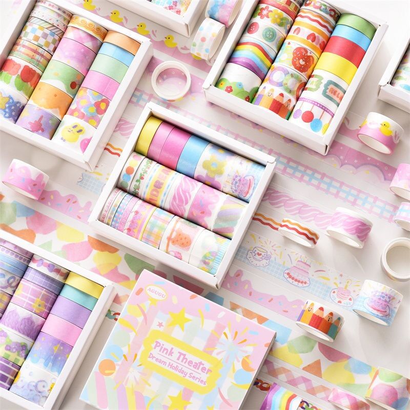 🌸Set 20 cuộn băng dính washi dễ thương🌸