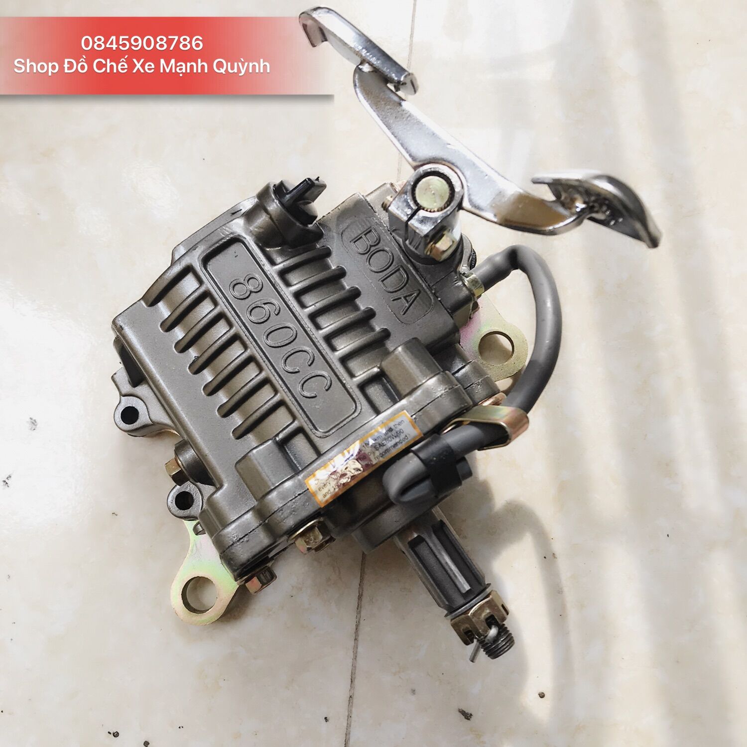 Số de xám boda 860cc, hộp số tiến lùi, số đảo chiều hàng đẹp - shop đồ chế xe mạnh quỳnh