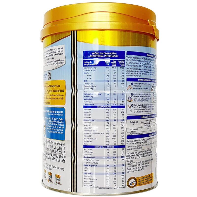 [HCM]Sữa bột Metacare gold số 2 900g