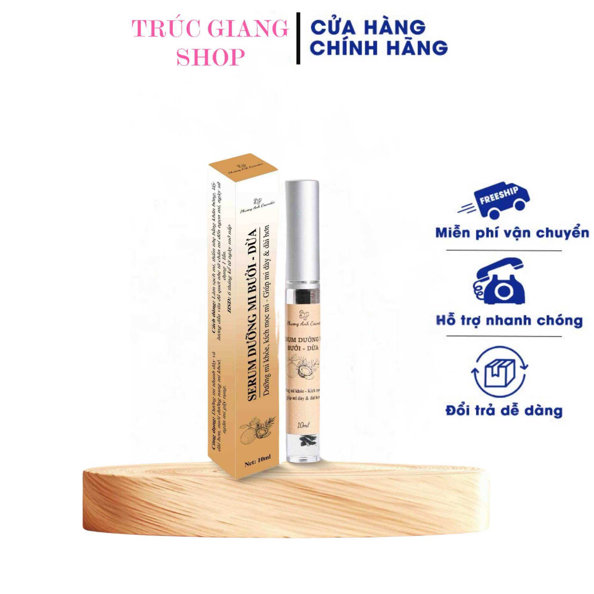 Dưỡng mi dài dầu dừa nguyên chất 10ml