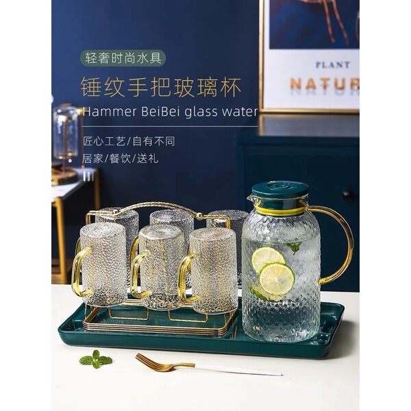 (hàng có sẵn )bộ bình , ly, cốc thủy tinh cao cấp chịu nhiệt