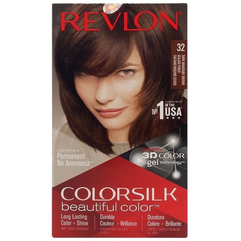 Kem nhuộm tóc Revlon số 32-màu nâu gỗ sẫm.
