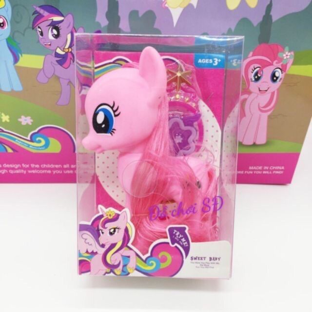 Đồ chơi ngựa pony màu Hồng