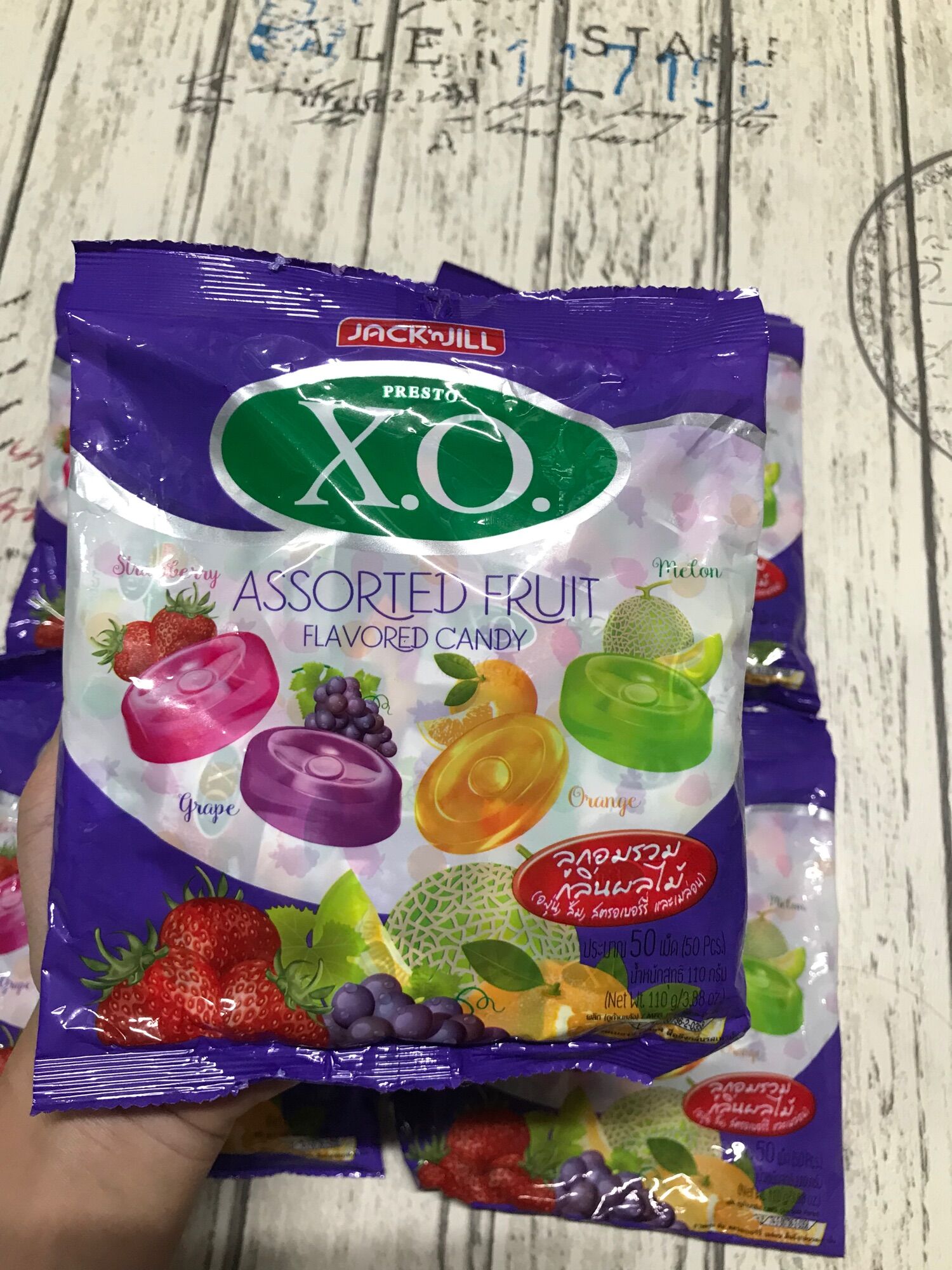 Kẹo Trái Cây XO Thái Lan Gói 110g