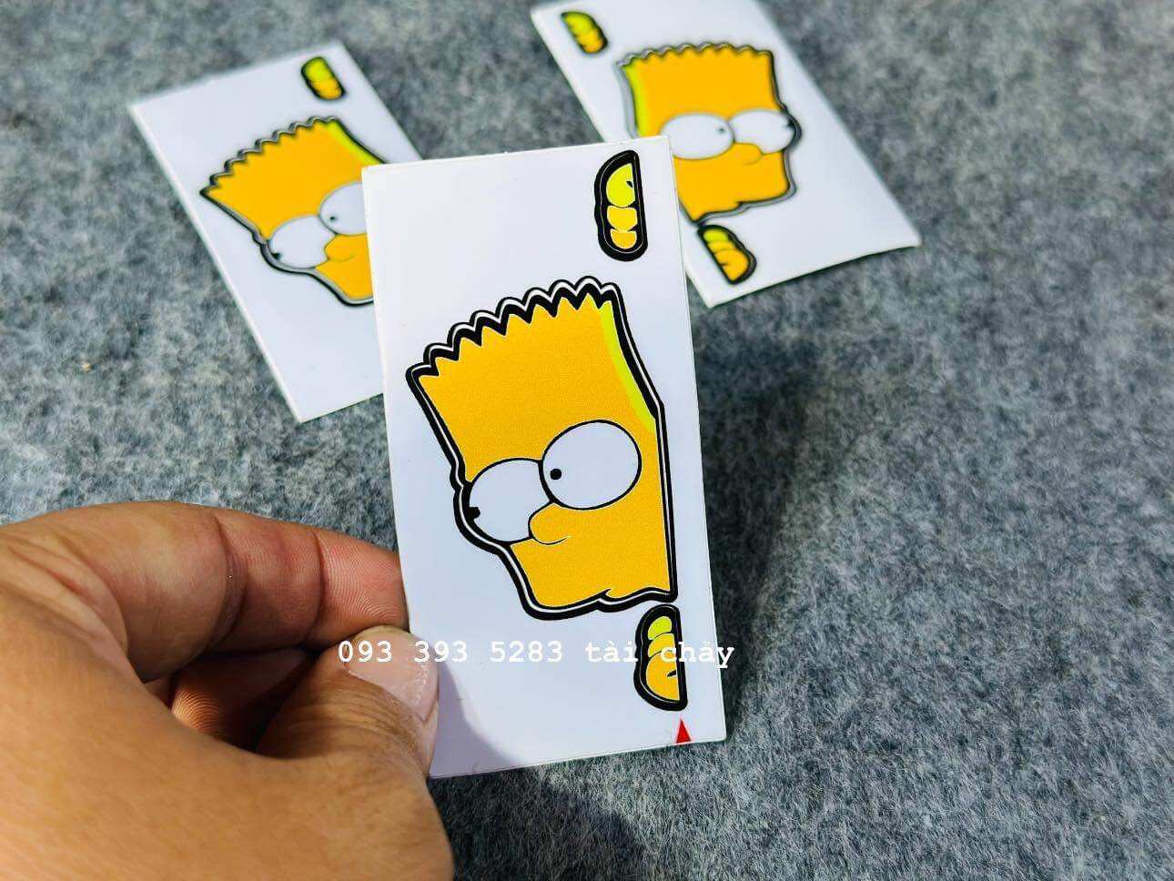 [ 1 MIẾNG ] TEM SIMSON SIZE LỚN DÁN TRANG TRÍ XE