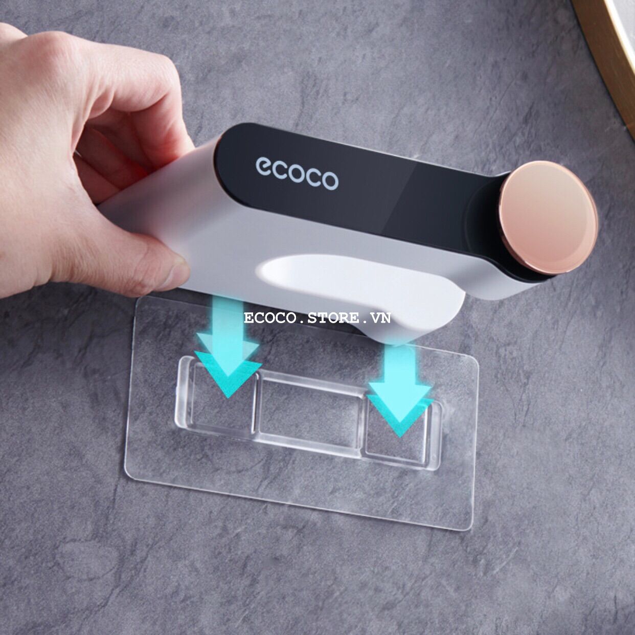 Kệ để máy sấy tóc dán tường Ecoco, giá cắm máy sấy tóc Ecoco - ECOCO 2207, 2208