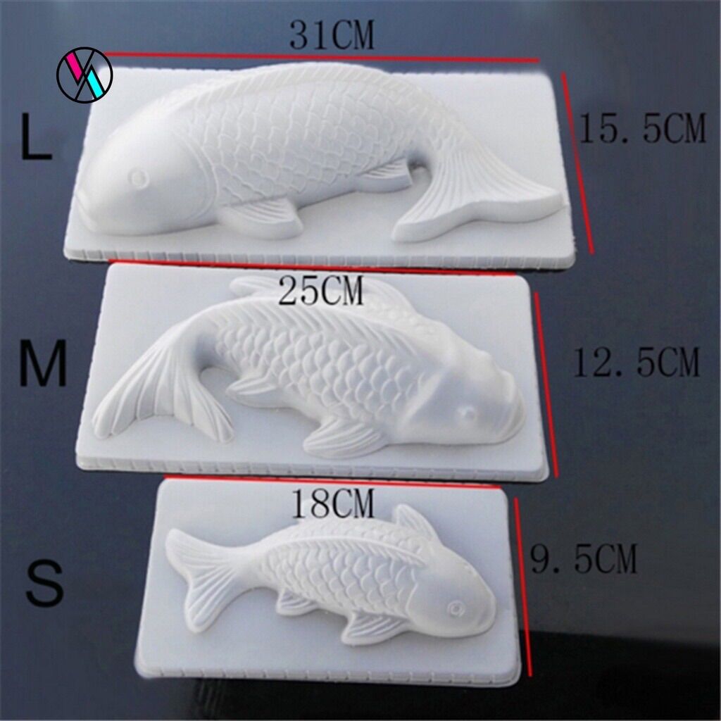 Khuôn cá chép nhựa 18cm