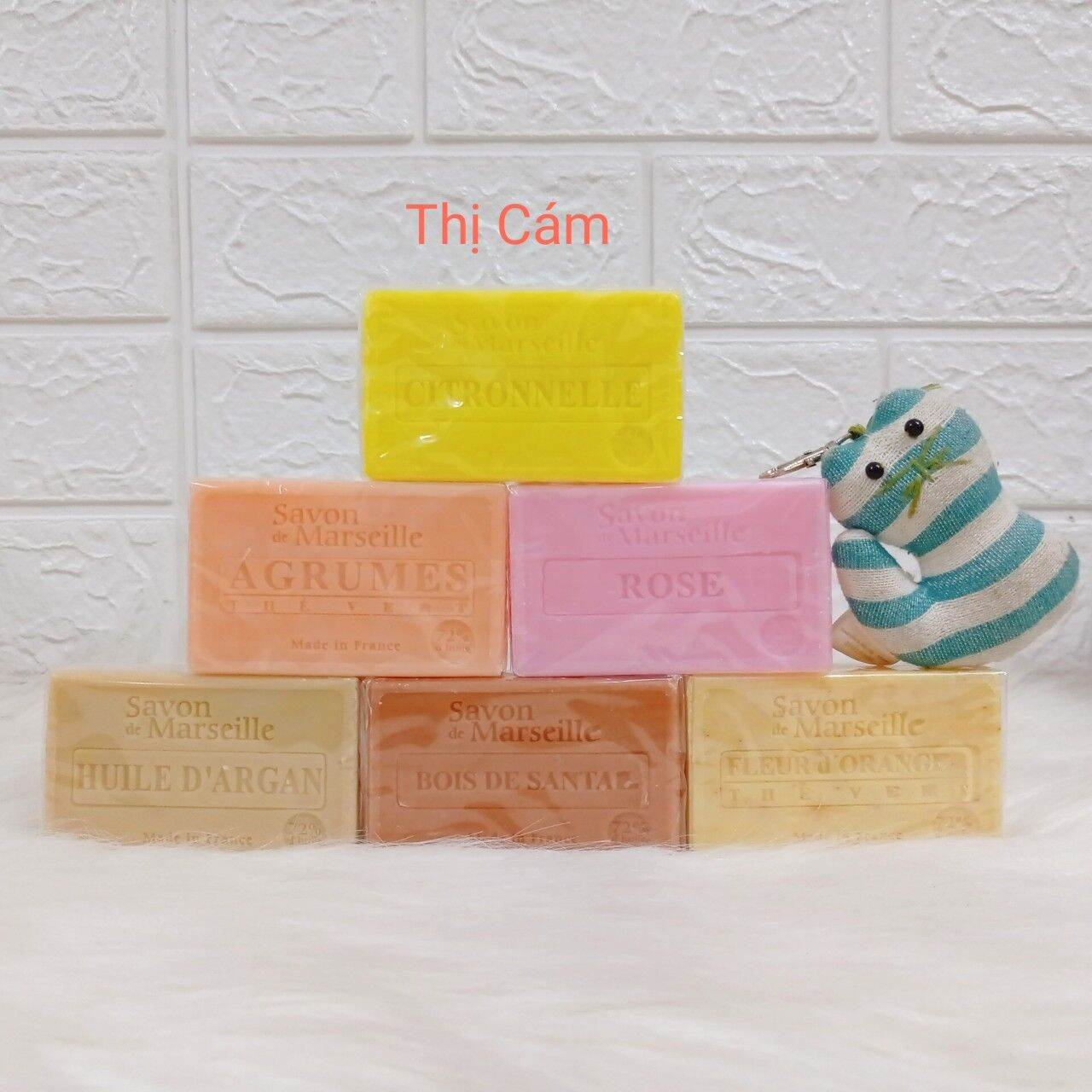 Xà phòng tắm hữu cơ Savon de Marseille 100gr