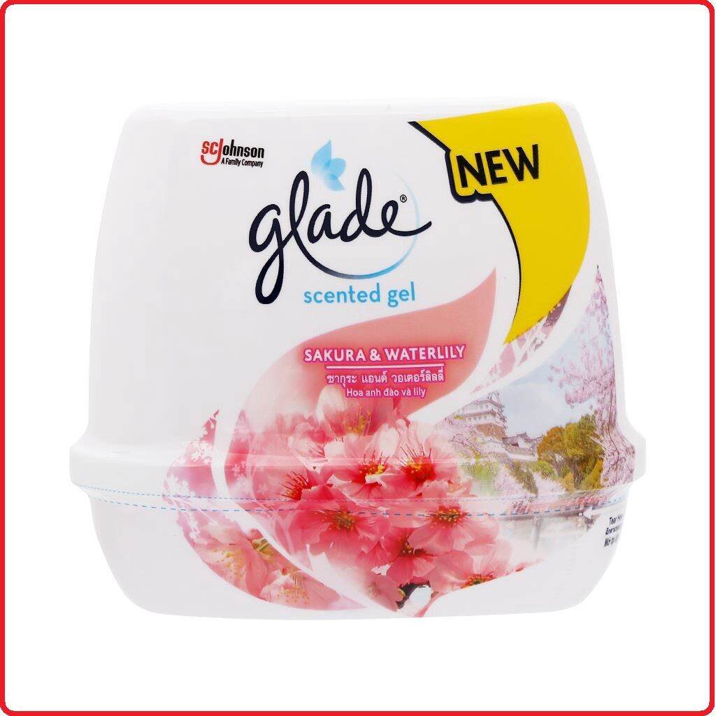 GLADE Sáp Thơm Phòng Khử Mùi Ô Tô phòng khách phòng ngủ v.v... 180g Thái Lan.