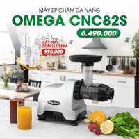 [CHÍNH HÃNG] Máy Ép Chậm Trục Ngang OMEGA CNC82 - Thương Hiệu Mỹ 🇺🇸