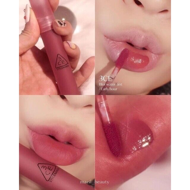 Chính hãng - son 3ce blur water tint - lamii beauty
