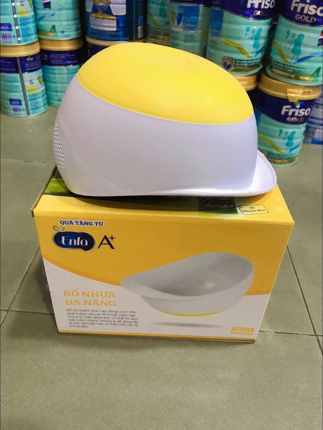 Rổ nhựa đa năng - quà từ enfa A+