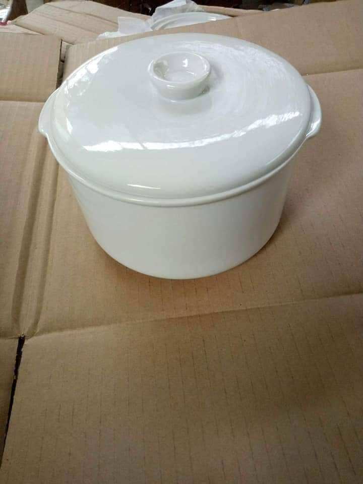 Thố sứ, nắp sứ nồi bear 0.5l/0.8l/1,6l