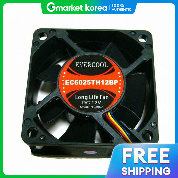 Evercool Ec6025Th12Bp-4P (60Mm/2B/Pwm) Case Cooler Giá 560,400 Đồng*Miễn phí vận chuyển