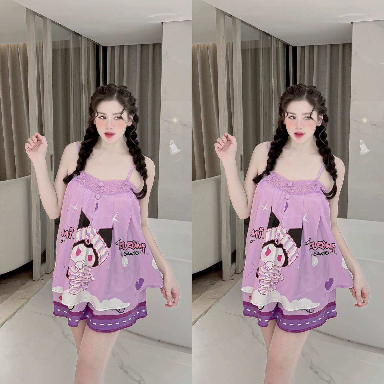 Đồ Bộ Bigsize 55-90kg Lụa Latin - Chất Đẹp, Cực Xinh