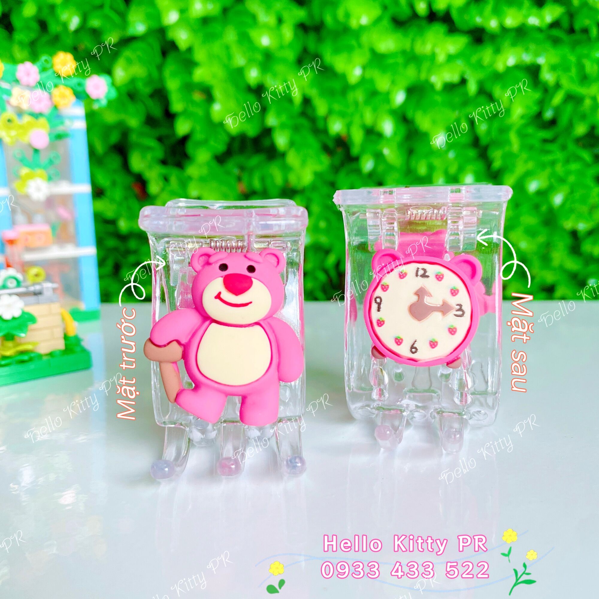 Kẹp càng cua 3 răng - 5 răng gấu dâu Lotso HelloKitty PR