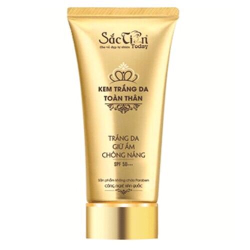 Kem trắng da toàn thân sắc tiên today 150ml