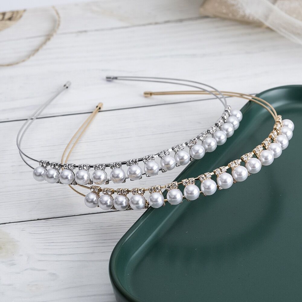 Băng đô tóc đính đá lấp lánh - Cài tóc cho cô dâu - Arora boutique