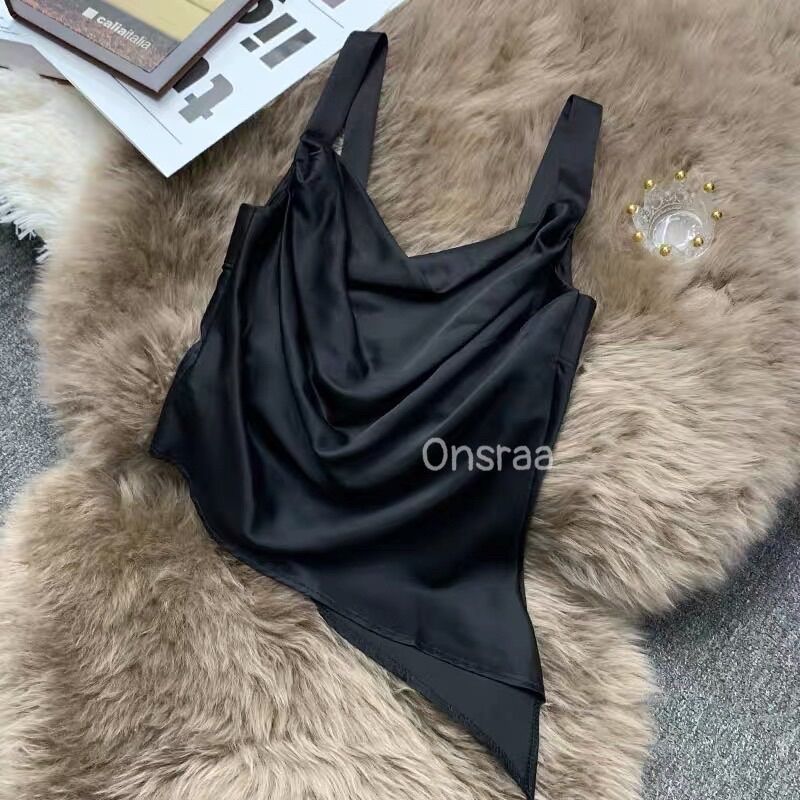 ❤️ÁO LỤA XẾP CỔ ĐỔ CỰC XỊN❤️