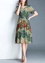 Đầm maxi dài hoa thổ Cẩm