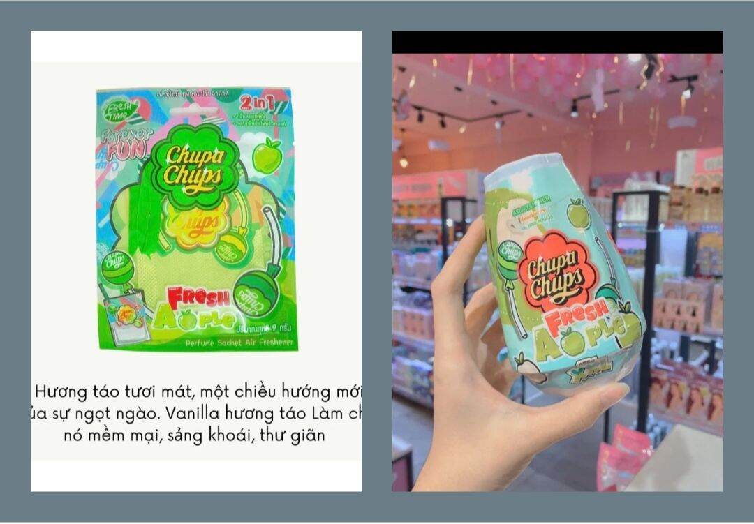 Combo sáp thơm + túi thơm Chupa Chups