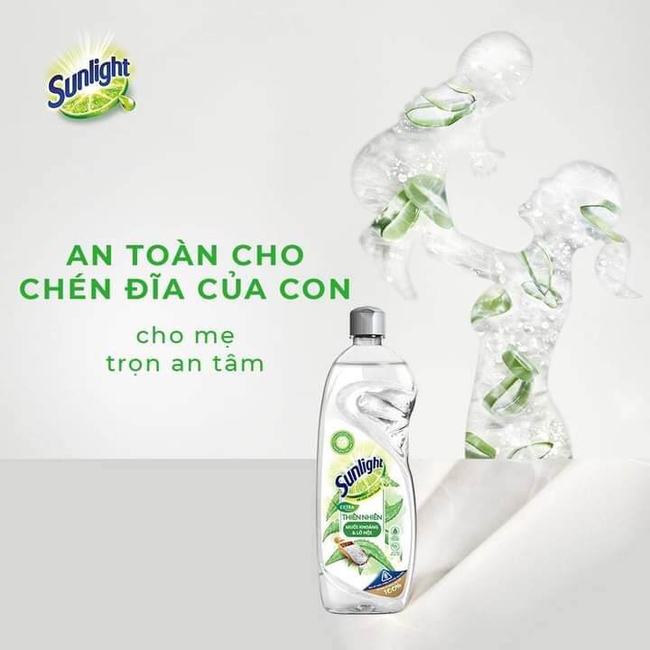 NƯỚC RỬA CHÉN SUNLIGHT THIÊN NHIÊN TÚI 2.1KG