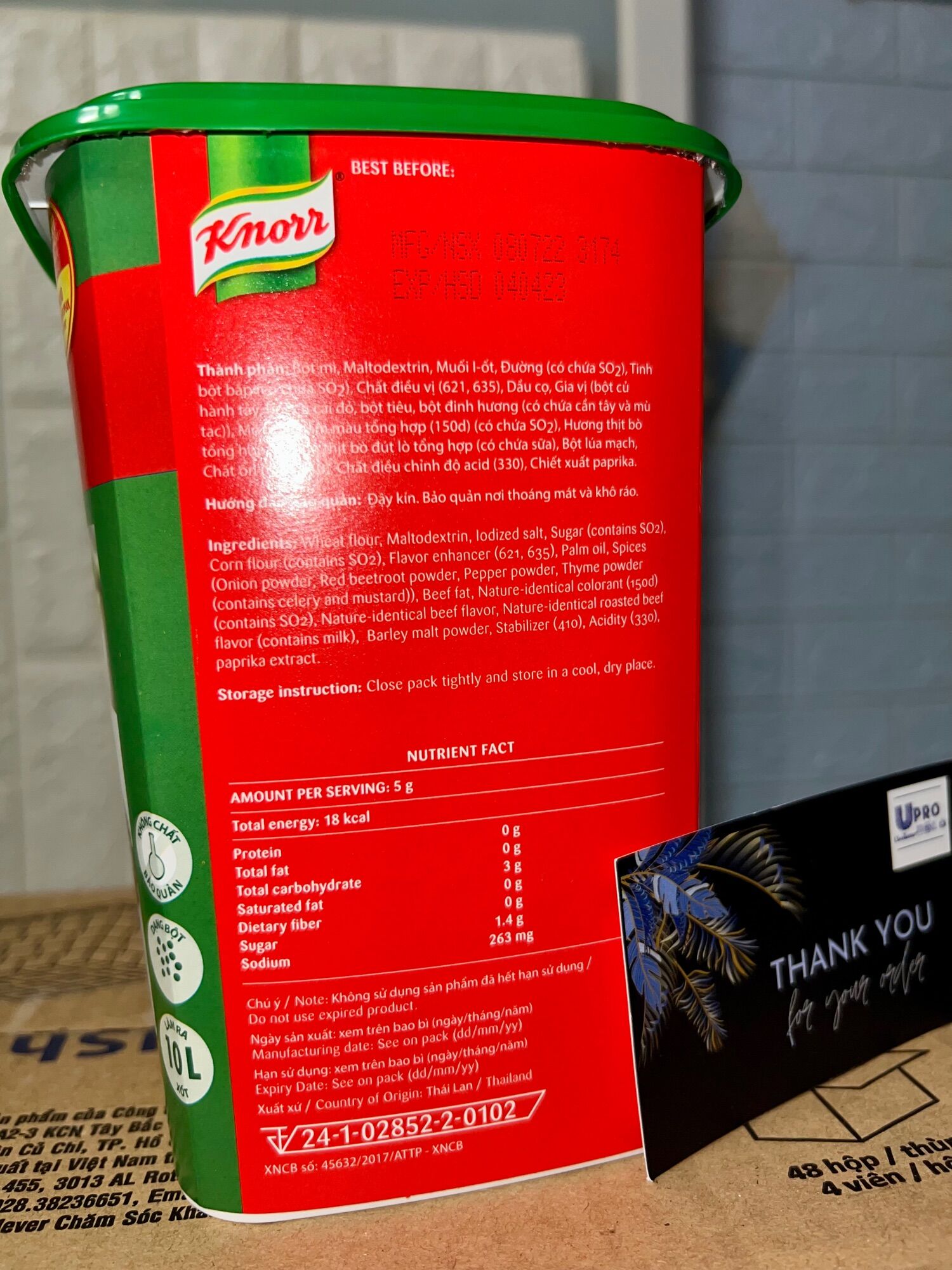 Bột Xốt Nâu Demi Glace Knorr 1kg
