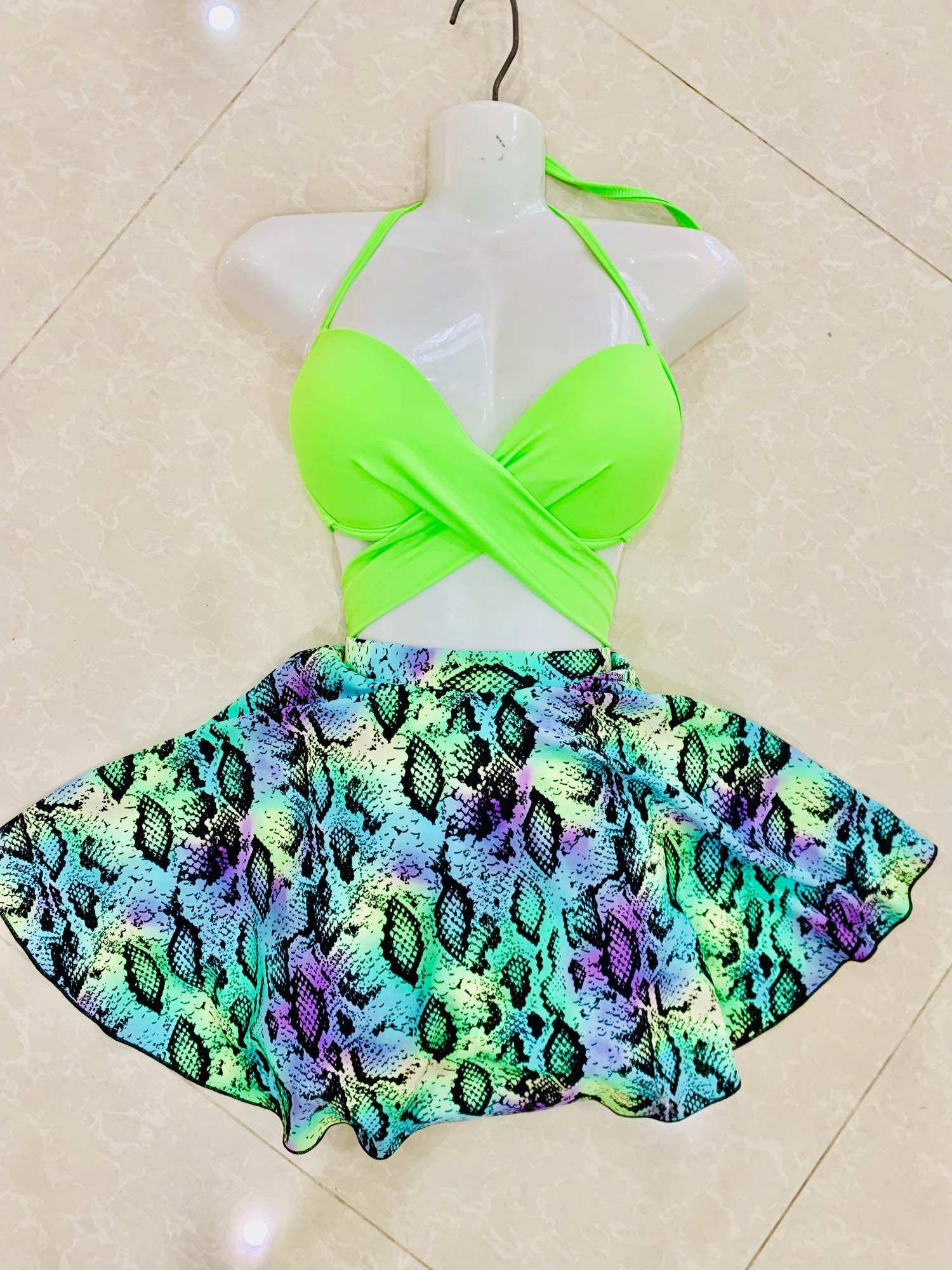 Bikini size 70-85kg cho nữ đi biển siêu tôn dáng