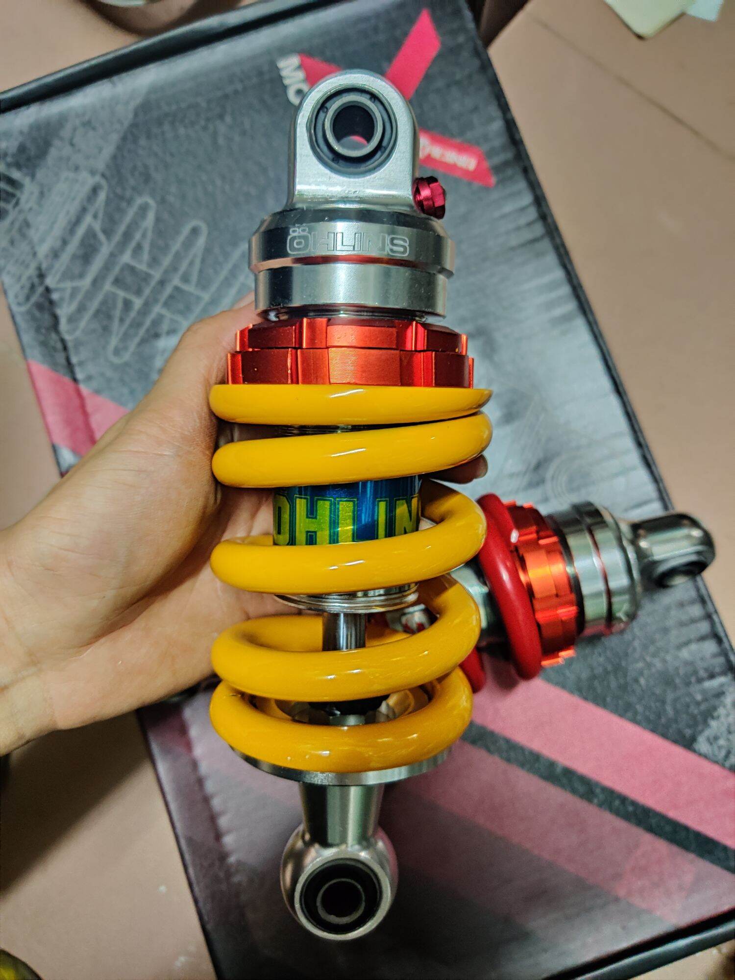 Phuộc OHLINS/Yss ko bình lắp Ex135 Ex2010 Ex11 Ex150