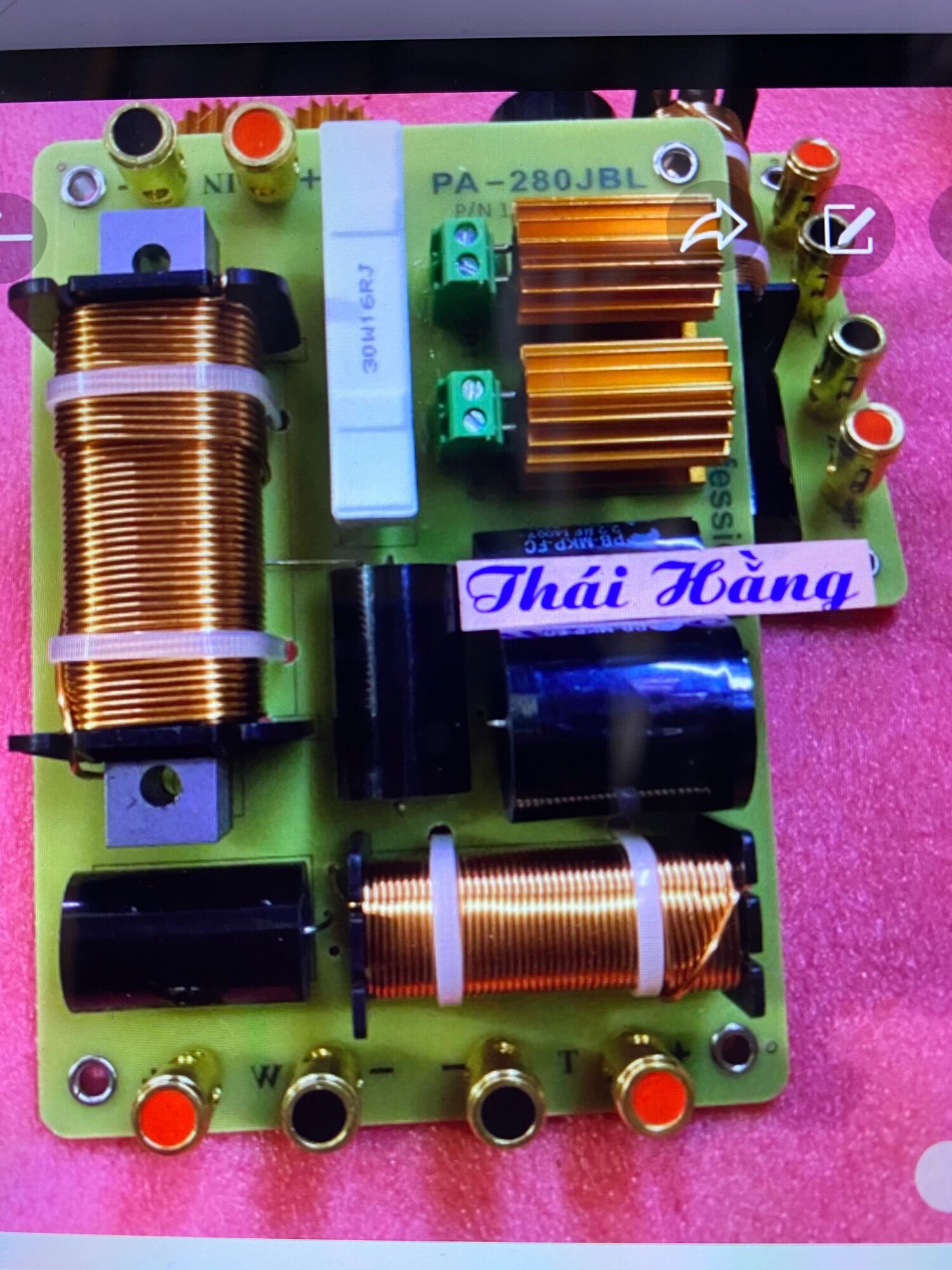 Phân tần loa pa-280 jbl loại có cọc giá 2 mạch