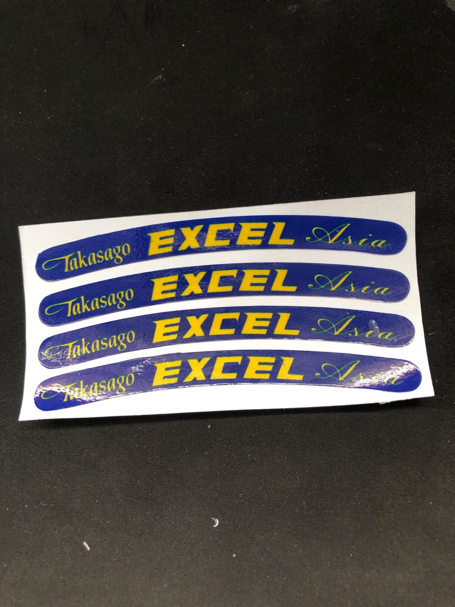 Bộ chỉ mâm excel xanh decal in