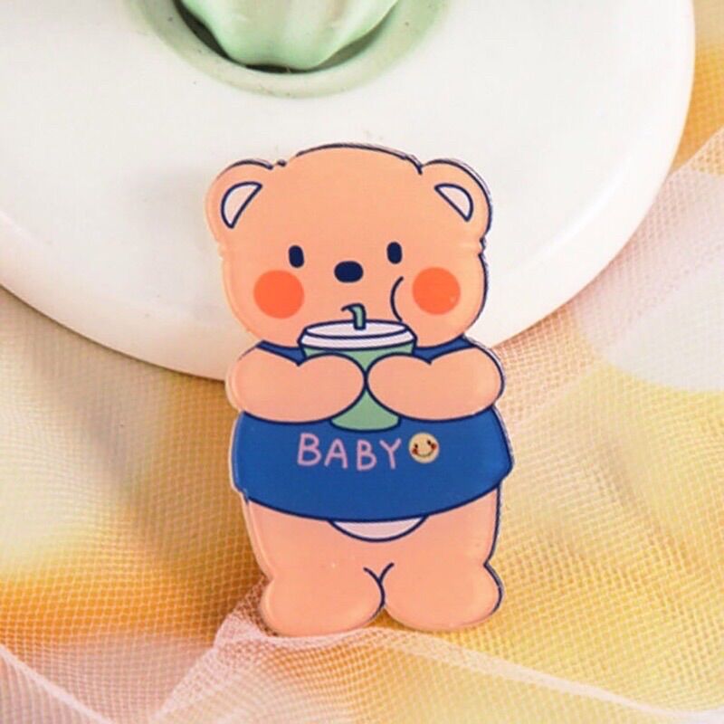 Sticker ghim cài trang trí balo, túi xách, …