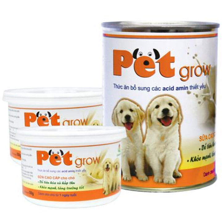 Pet Grow vemedim (200g) Sữa cao cấp dành cho chó con