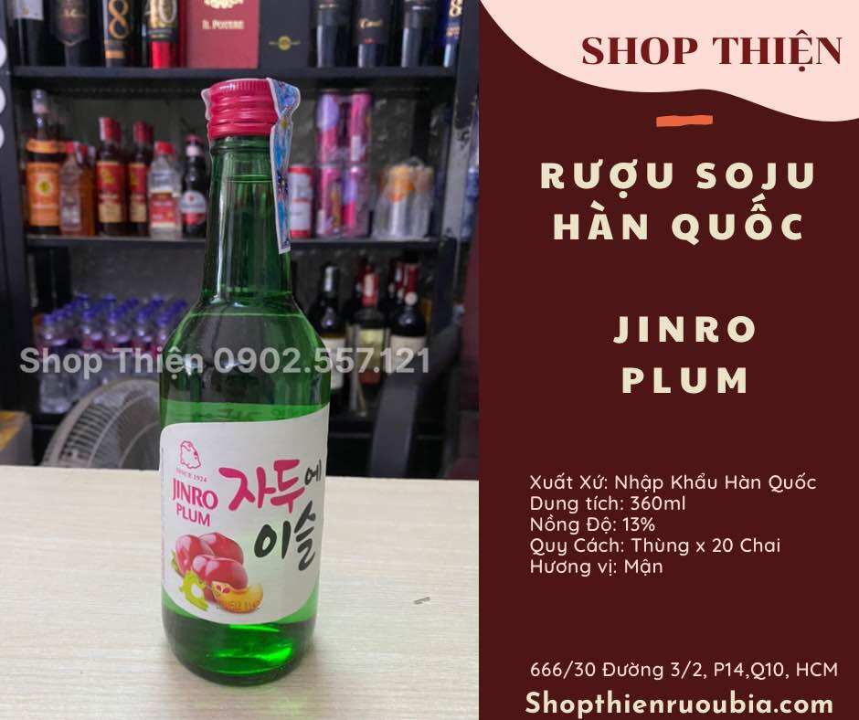Sô Chu Soju Hàn Quốc JINRO 360ml