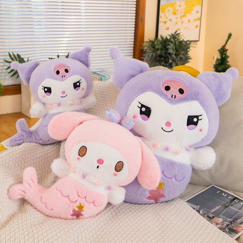 Gấu Bông Kuromi -Melody mẫu mới cô gái nàng tiên cá đồ hàng chuẩn đẹp