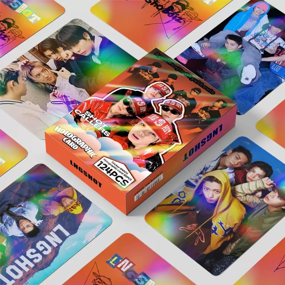 Album Nhóm Nhạc Nam Kpop LNGSHOT 4SHOVILLE - 55/92/124 Tấm Ảnh Thẻ Lomo Chất Lượng Cao Có Hình OHYUL LOUIS RYUL WOOJIN Quà Tặng Lý Tưởng Cho Fan.